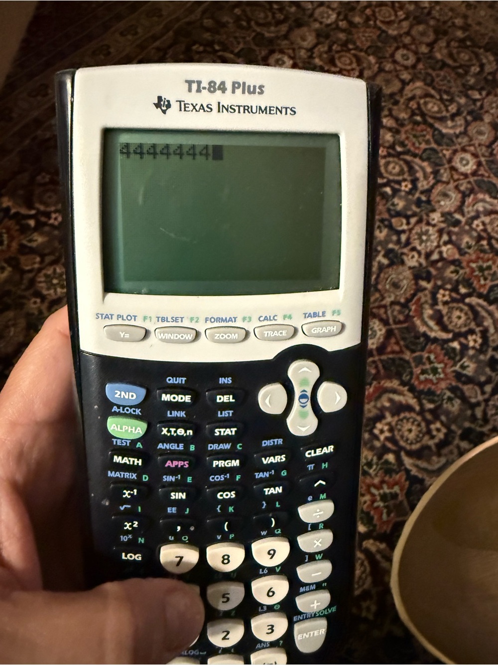 Texas Instruments TI-84 Plus Black Graphing Calculator with Cover Tested Working